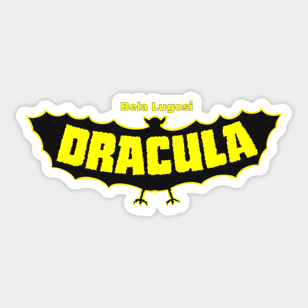 Bela Lugosi - 1931 Dracula - Vintage Movie Collection Sticker by SimonSay